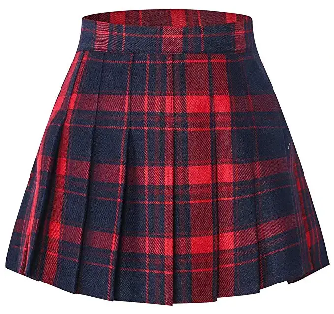  Классическая плиссированная школьная форма для большой девочки танцевальная юбка с бантом платье скутера со скрытыми шортами