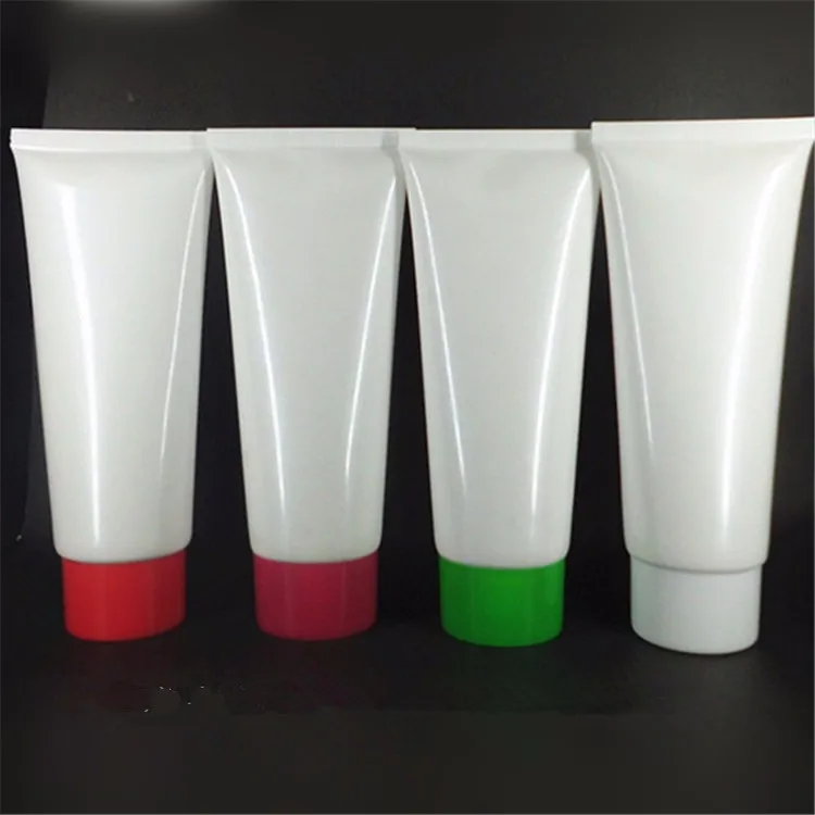 10ml 20ml 30ml 50ml 100ml facial cleanser pe cosmetic soft tube packaging container empty plastic squeeze tube bottle for cream