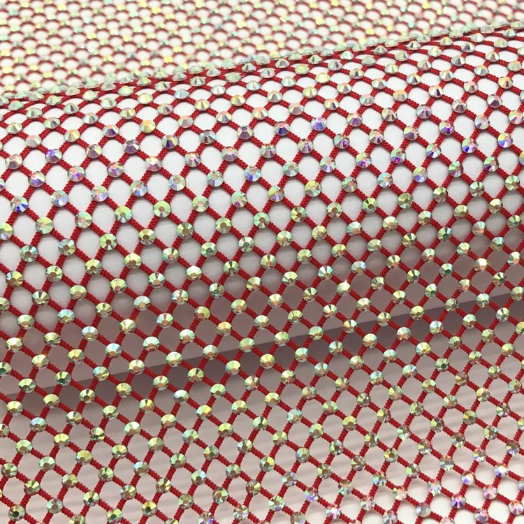 Прямая поставка с завода, черный с AB/прозрачный горный хрусталь, сетка для обрезки ткани