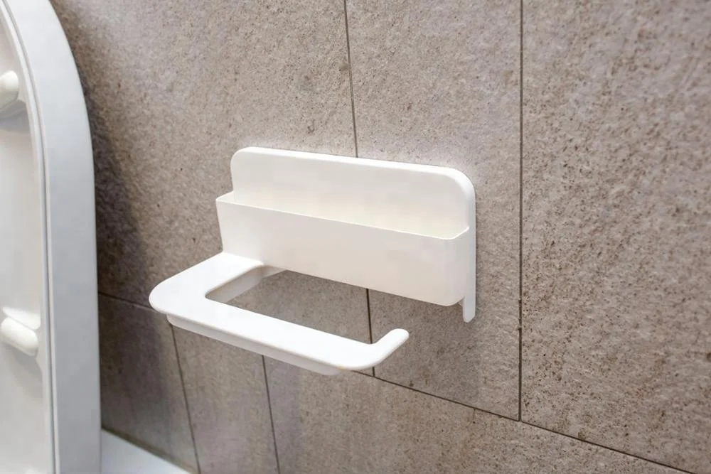 Homeware Moveable Plastic Toilet paper and phone multi holder