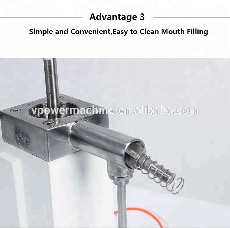 A02 Pneumatic 5-50 ml Manual Small Dose Soap Liquid Paste  filler filling machine