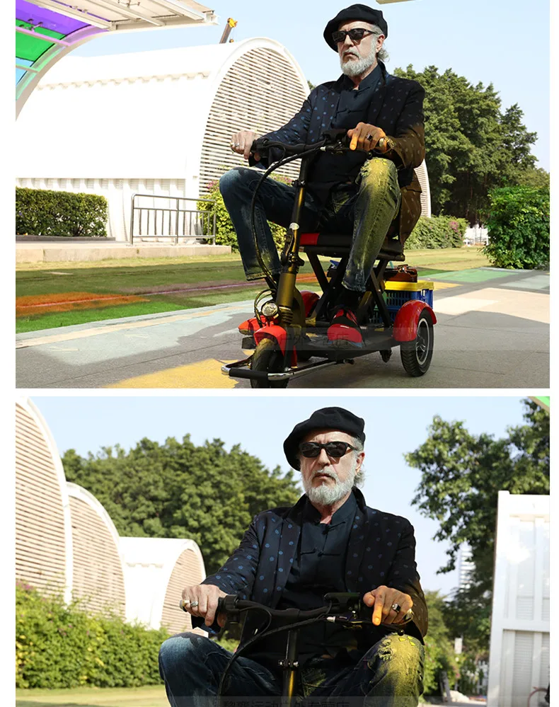 MXUS 2019 3 Колеса Самокат с большими колесами Электрический велосипед для