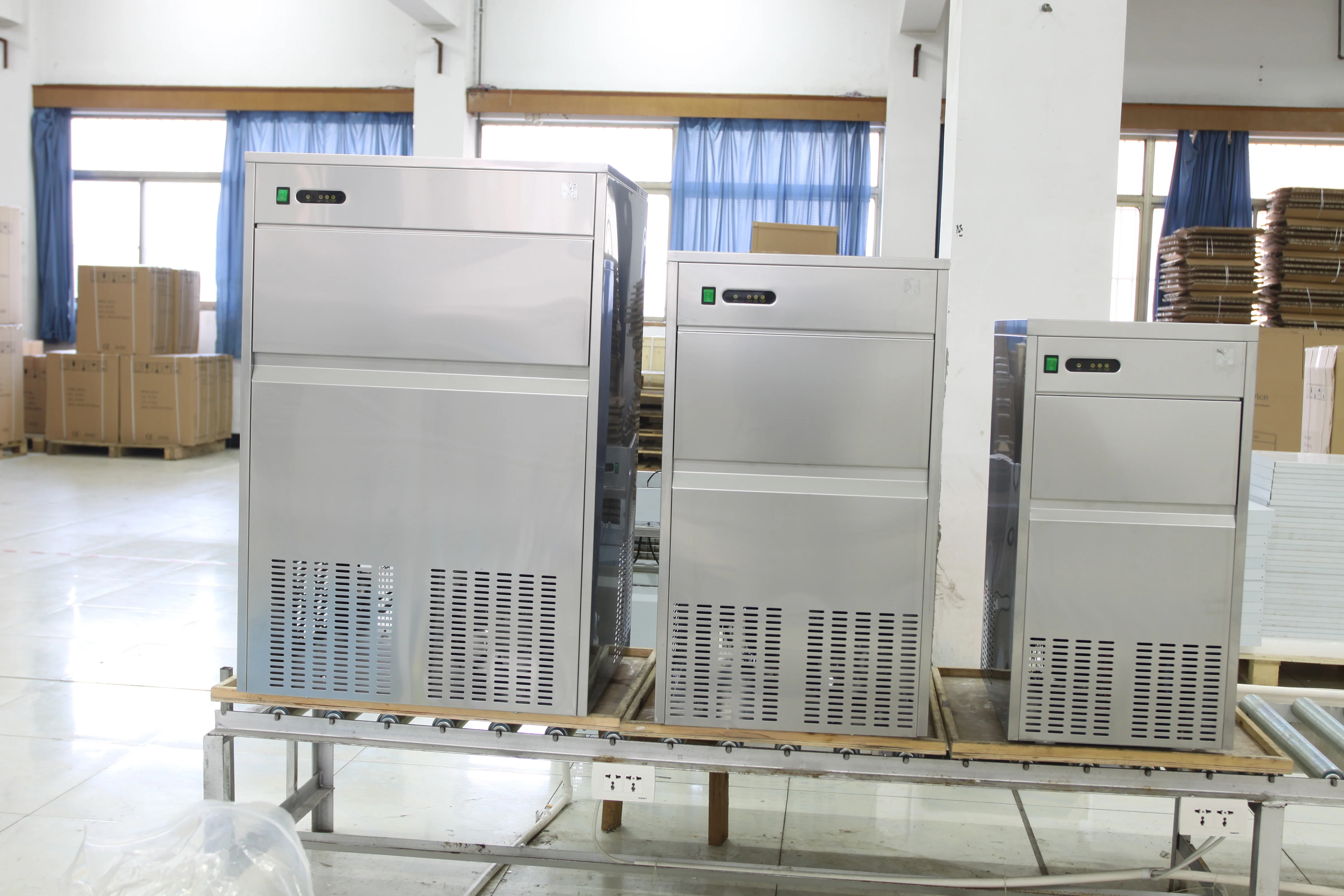 stainless steel  cube ice making maker machine