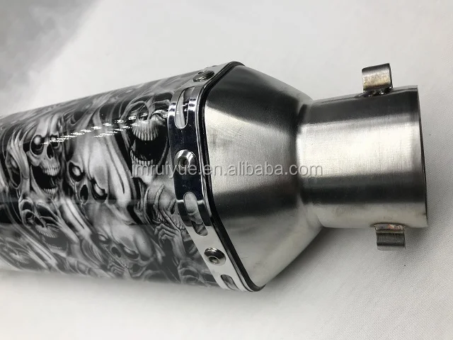 
CRAZY OLD MAN modified motorcycle exhaust muffler RY5 Hexagonal for 150-400cc motorcycle exhaust system 