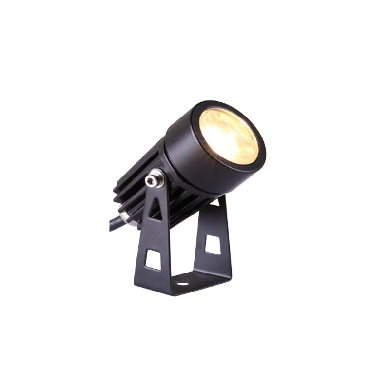 Алюминиевый прожектор 3 Вт cob светодиодный наружный садовый светильник IP65 Водонепроницаемый Мини прожектор с шипами