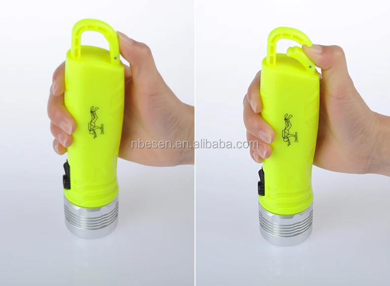 3W waterproof IP68 diving flashlight led