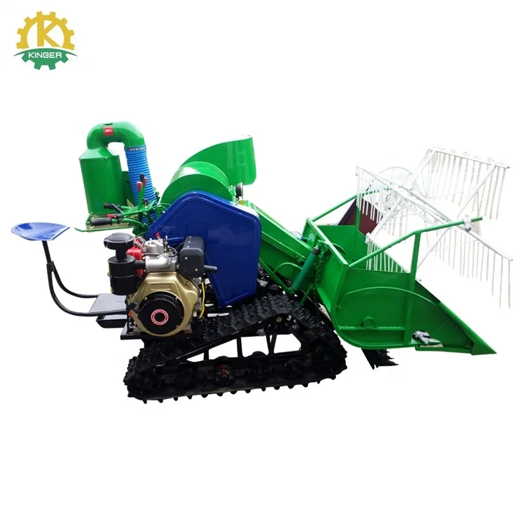 Small combine grain harvester  for harvesting grain