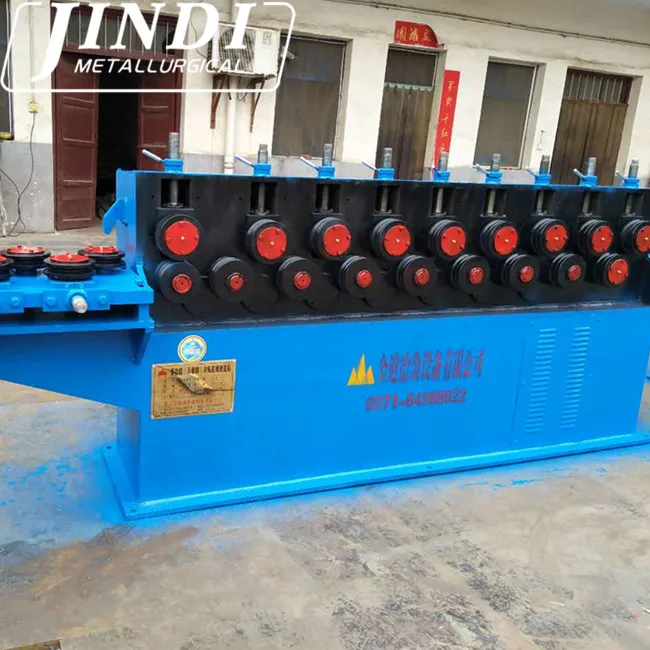 Steel rod straightening machine