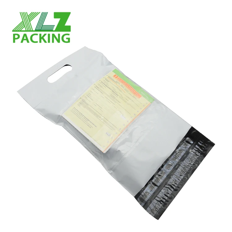 custom courier mailer bags with pockets/courier plastic flyer bag with pouch