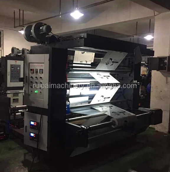 plastic film bag/paper/non-woven small flexographic printer with best price