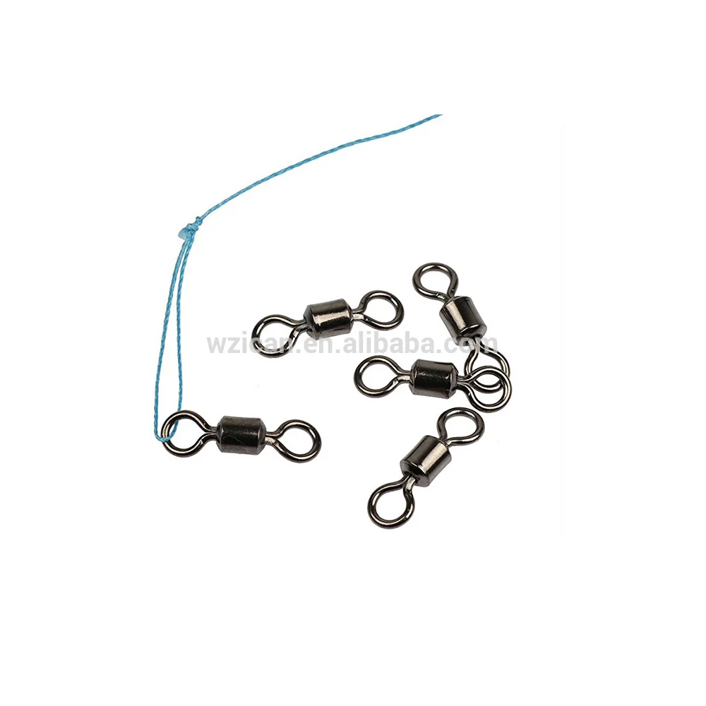 sell made in china high quality 320pcs/box fishing rolling swivel strong fishing tackle