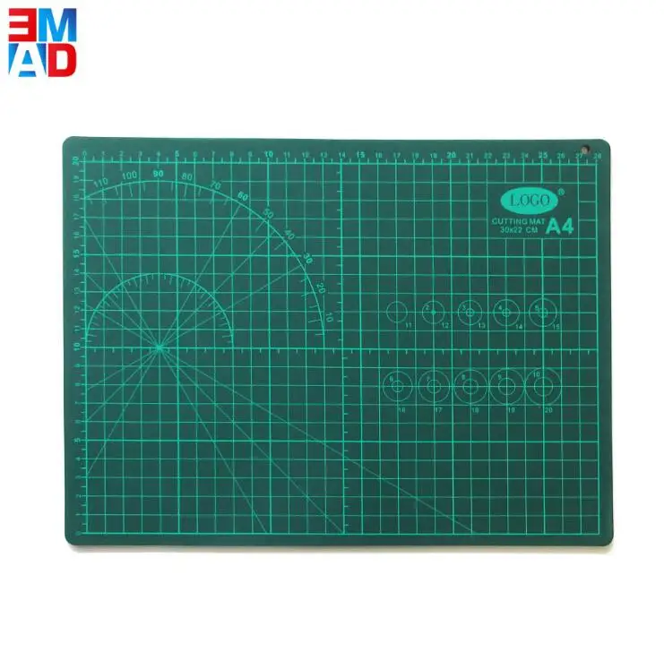A4 3 Layers PVC self healing anti slip cutting mat board for Office