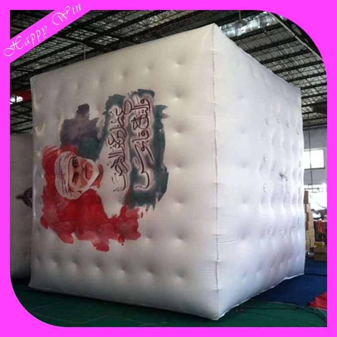 Inflatable Rubiks Cube with LED lighting 3d led cube