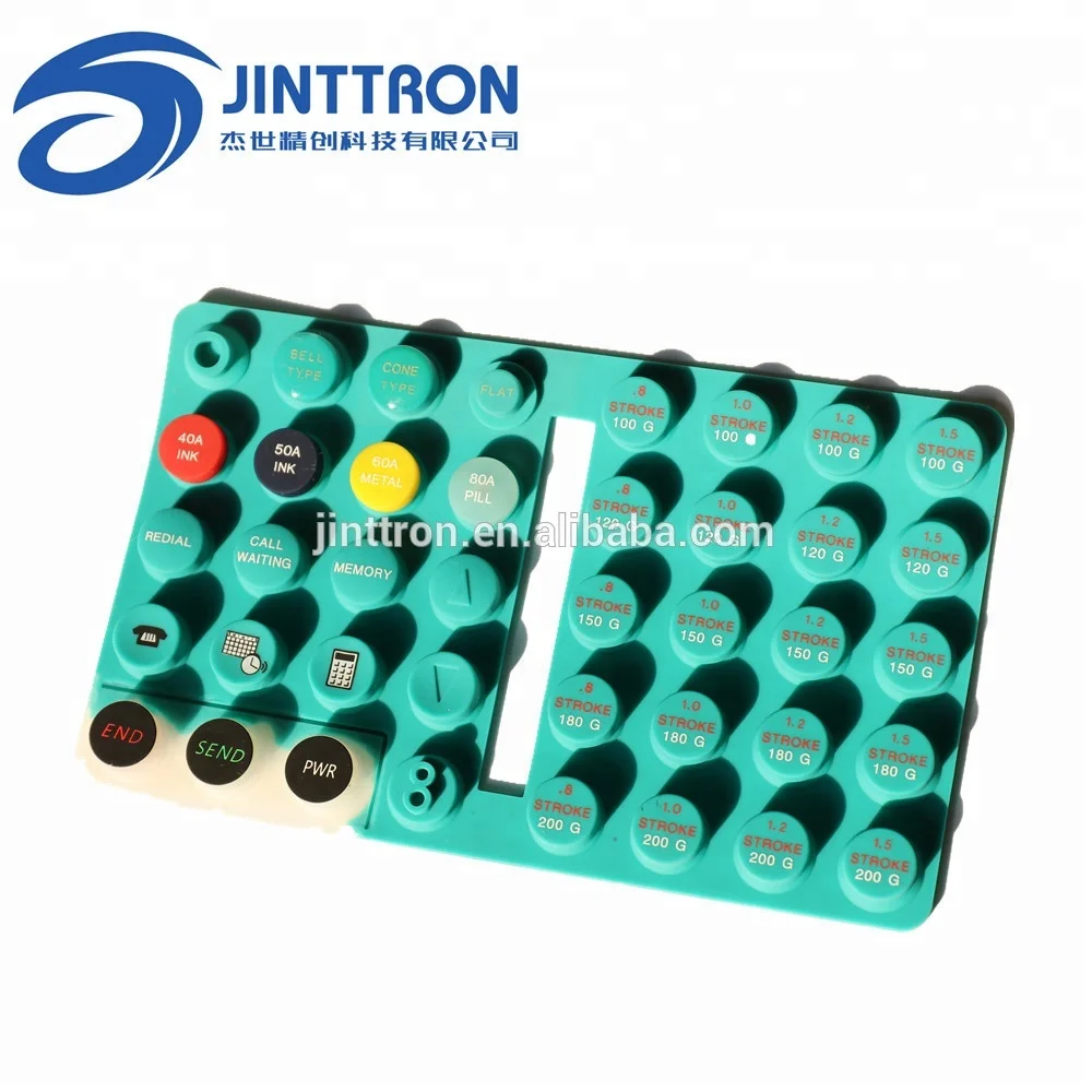 
All shapes and colors soft silicon rubber keypad products with low price 