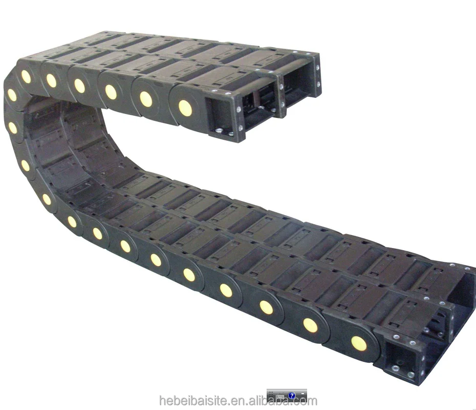 56 series plastic nylon cable electric drag chain for CNC machine