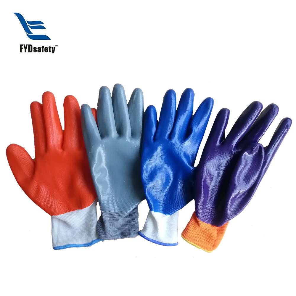 2024 China Famous Brand Safety Nitrile Coated Working Welding Hand Protection Glove