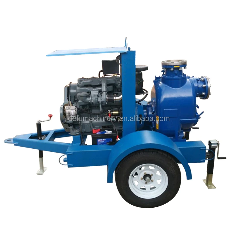 6 inch farm irrigation movable diesel water pump prices