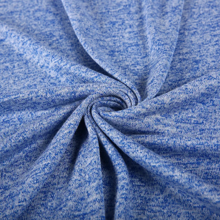 China supplier blue single dye polyester stock lot rayon dress fabric