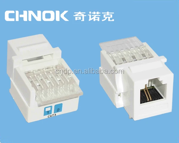 RJ11/RJ12/RJ45 connector telephone 6p2c connector 90 degree Cat3 cable connector