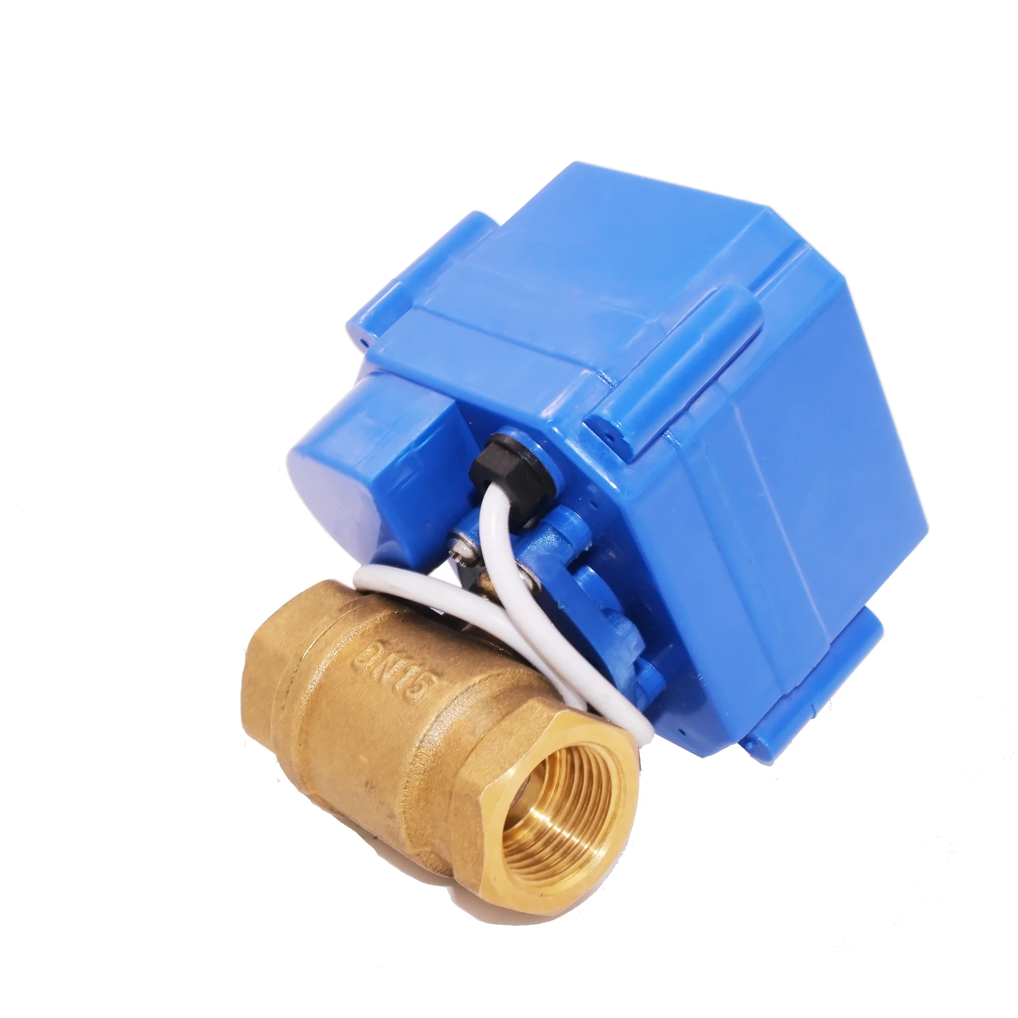 1/2 inch female thread two way brass ball valve auto  shut off electric ballvalve solenoid valve
