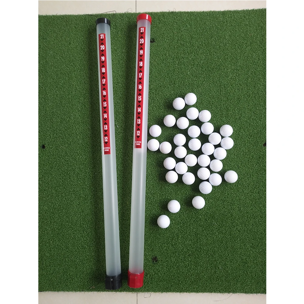 Funny golf balls picker, 20 golf ball PVC tube