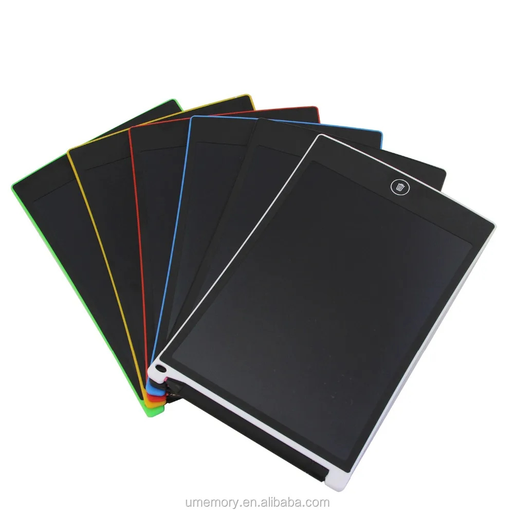 2018 new products electronic memo board colorful light erasable drawing pad