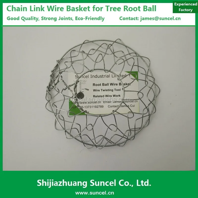 Suncel Tree Nursery Wire Mesh Basket for Root Ball