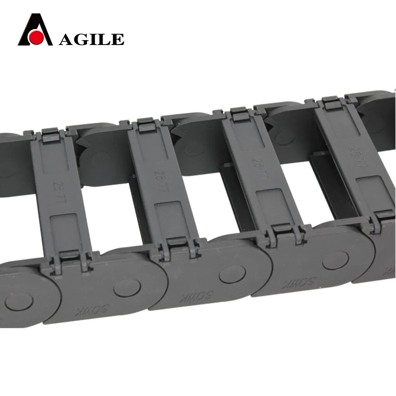 
25*77 SK bridge type inside opening high strength cable chain for laser machine 