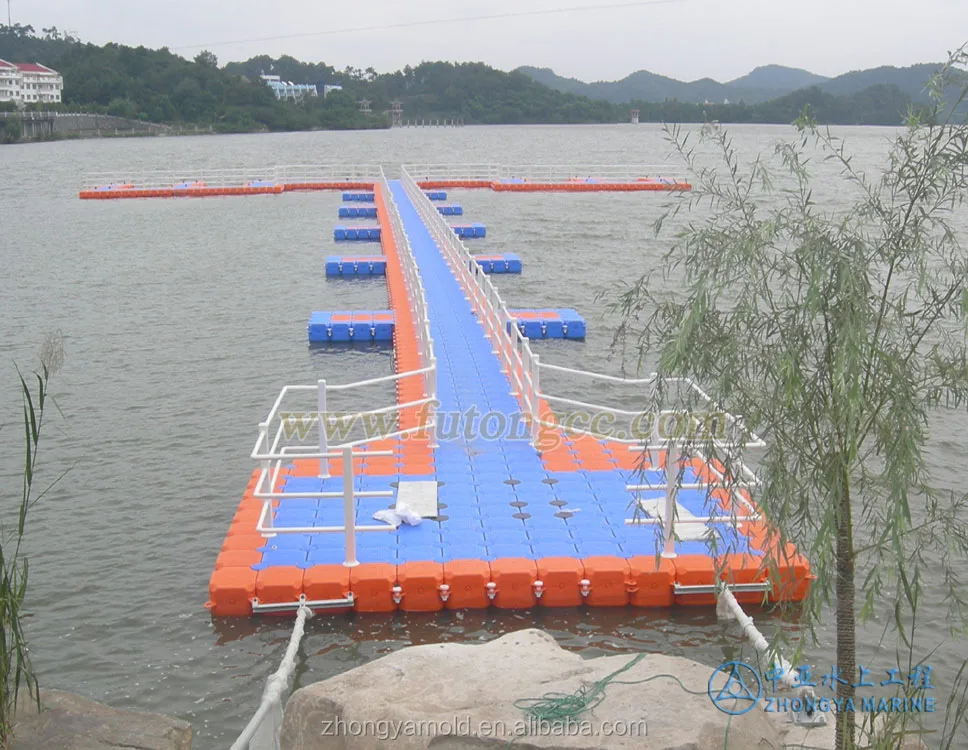 plastic water floating bridge