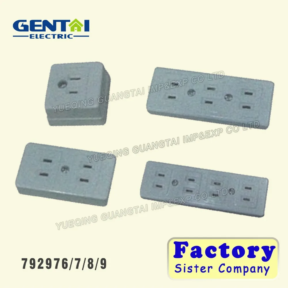 Морской Негерметично 2-контактный кабины Plug 125V/15A Импа Код: