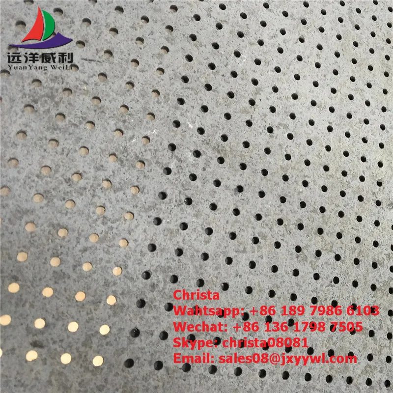 
fireproof perforated high quality price fibre cement 