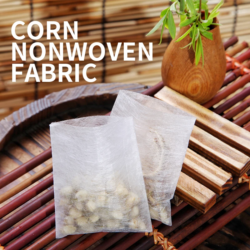 corn fiber tea bag Biodegradable Empty Pyramid Tea Bags heat-sealed mesh With Heat Seal Filter Bag