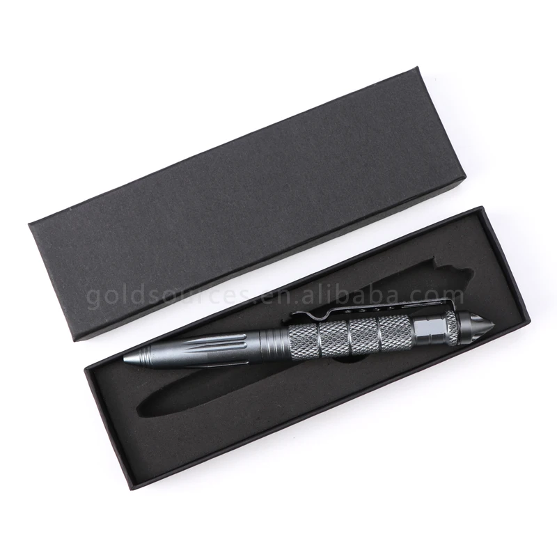 
High hardness tungsten steel tactical pen glass breaker women self defense pen 