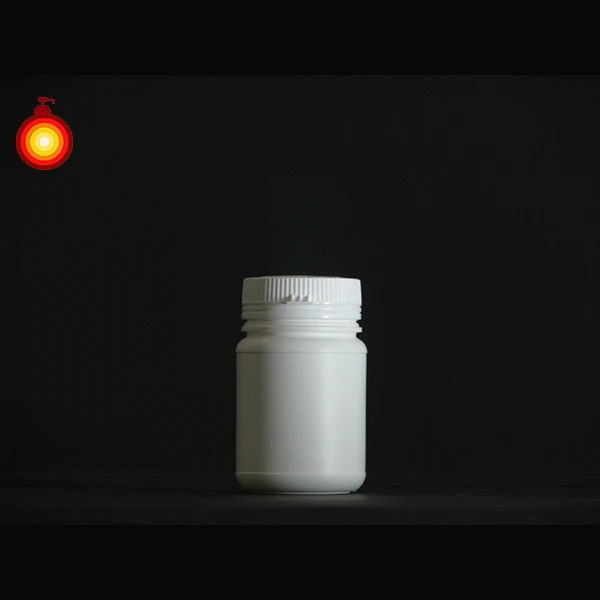245ml-1200ml round PE medicine empty jar screw cap PE white pill jar child proof bottles plastic containers