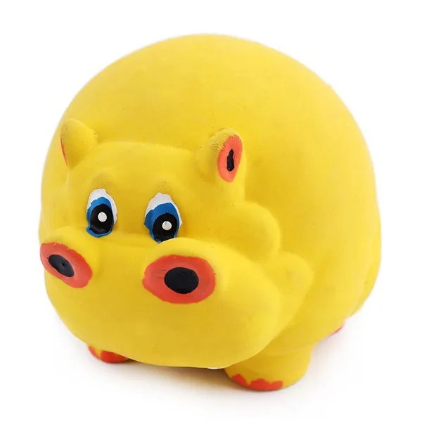 
animal shaped dog squeaky rubber ball 