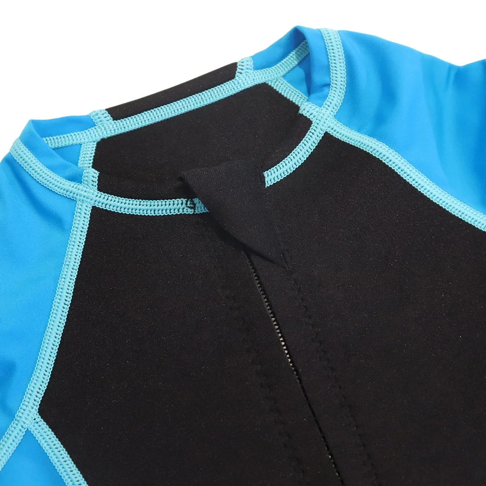 custom kids sportswear Neoprene with spandex stretch fabric for swimming