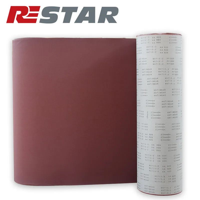 WX713 - 2 Waterproof Abrasive Sandpaper Emery Cloth Roll With Best Performance - Cost Ratio