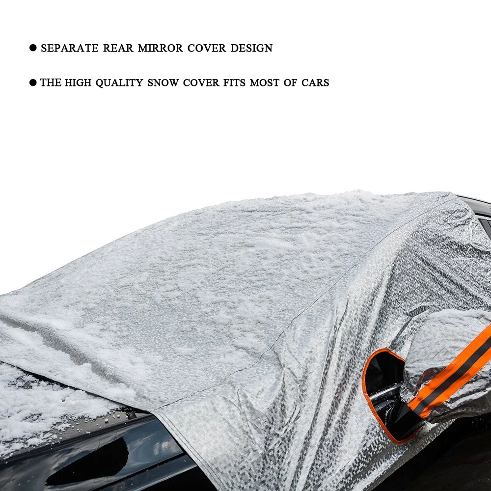 Wholesale Separate Rear Mirror Cover Design Car Windshield Snow Covers