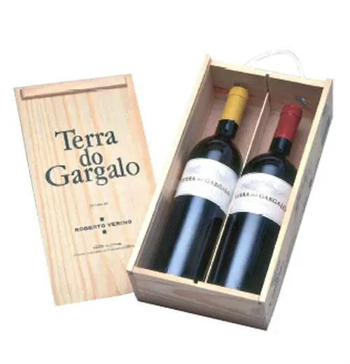high glossy wooden wine box