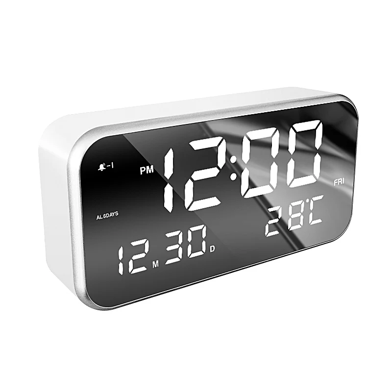 Home Decoration Light Alarm Clock LED Digital Desk Smart Alarm Clock for Teenager