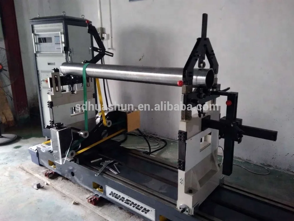
HUASHUN Universal Belt Drive Balancing Machine for crankshaft 