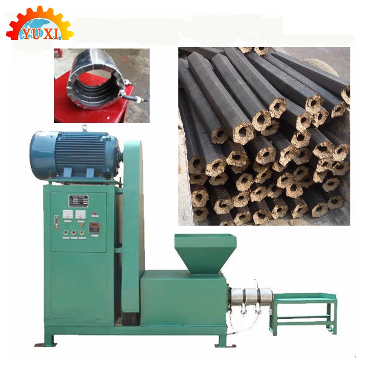 Wood Chips Charcoal Making Machine Bamboo Charcoal Machine Briquette Press Machine