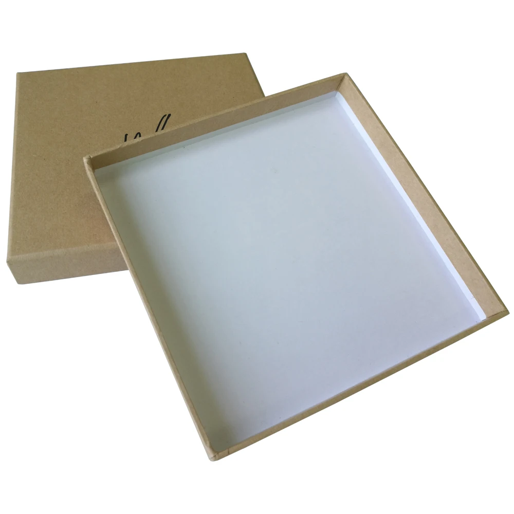 
Custom drawer pillow gift packaging brown kraft paper box 