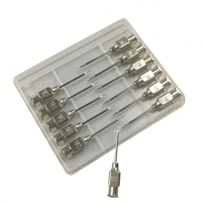 
Veterinary Stainless Steel Needle Metal Needles for Animal Syringes 