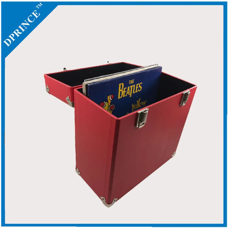 
 Китай оптовой настроить цвет коробки портативный ретро виниловый диск случае  