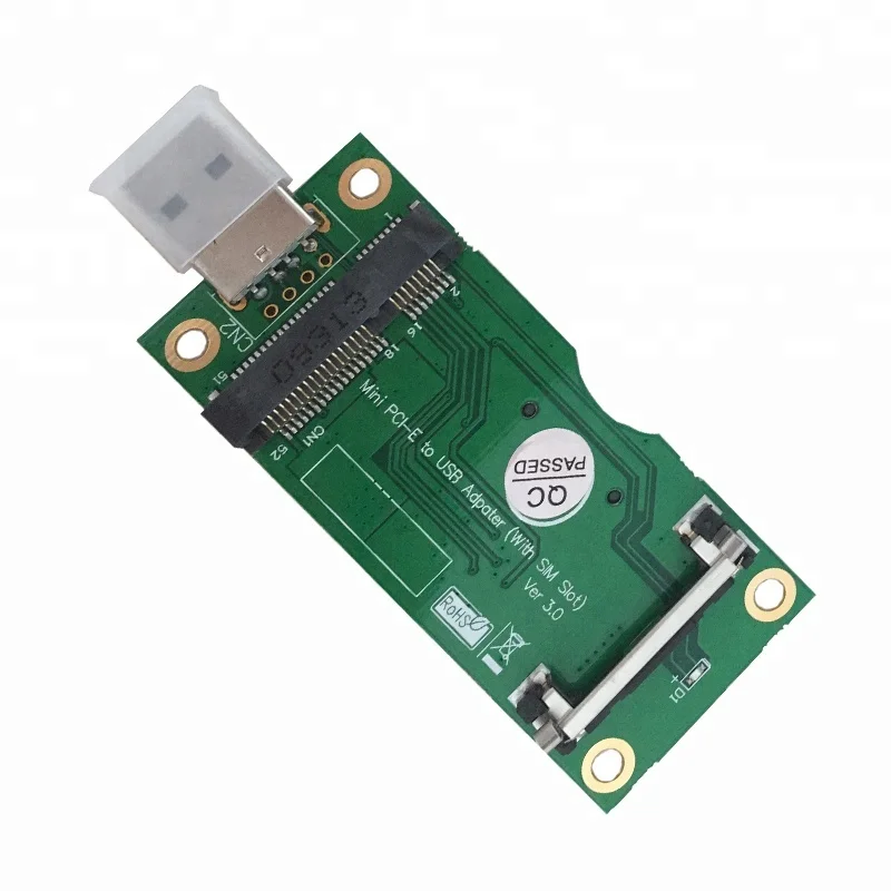 Адаптер Mini PCI-E-USB для модуля WWAN/LTE с слотом для SIM-карты 8pin