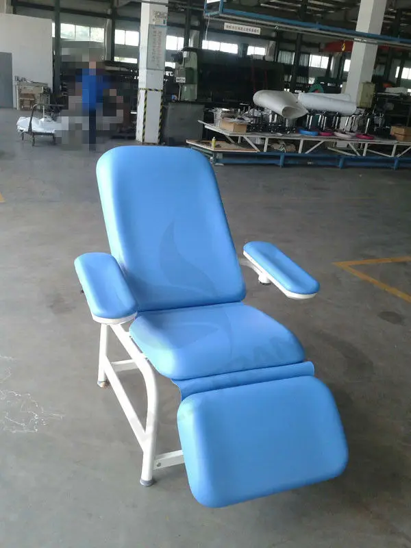 China BT-DN008 Manual Blood collection chair phlebotomy couch blood donor couch for sale