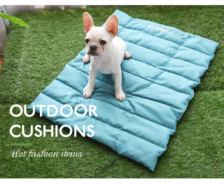 
Oxford Travel Detachable Washable Portable Folding Waterproof Travel Pet Bed Dog Cooling Mat 