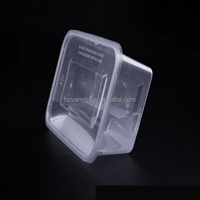 Custom made disposable plastic food packaging container
