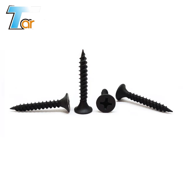 black phosphated drywall coarse thread screw Germany Manufacturer and Supplier Good Quality box packing black drywall screw